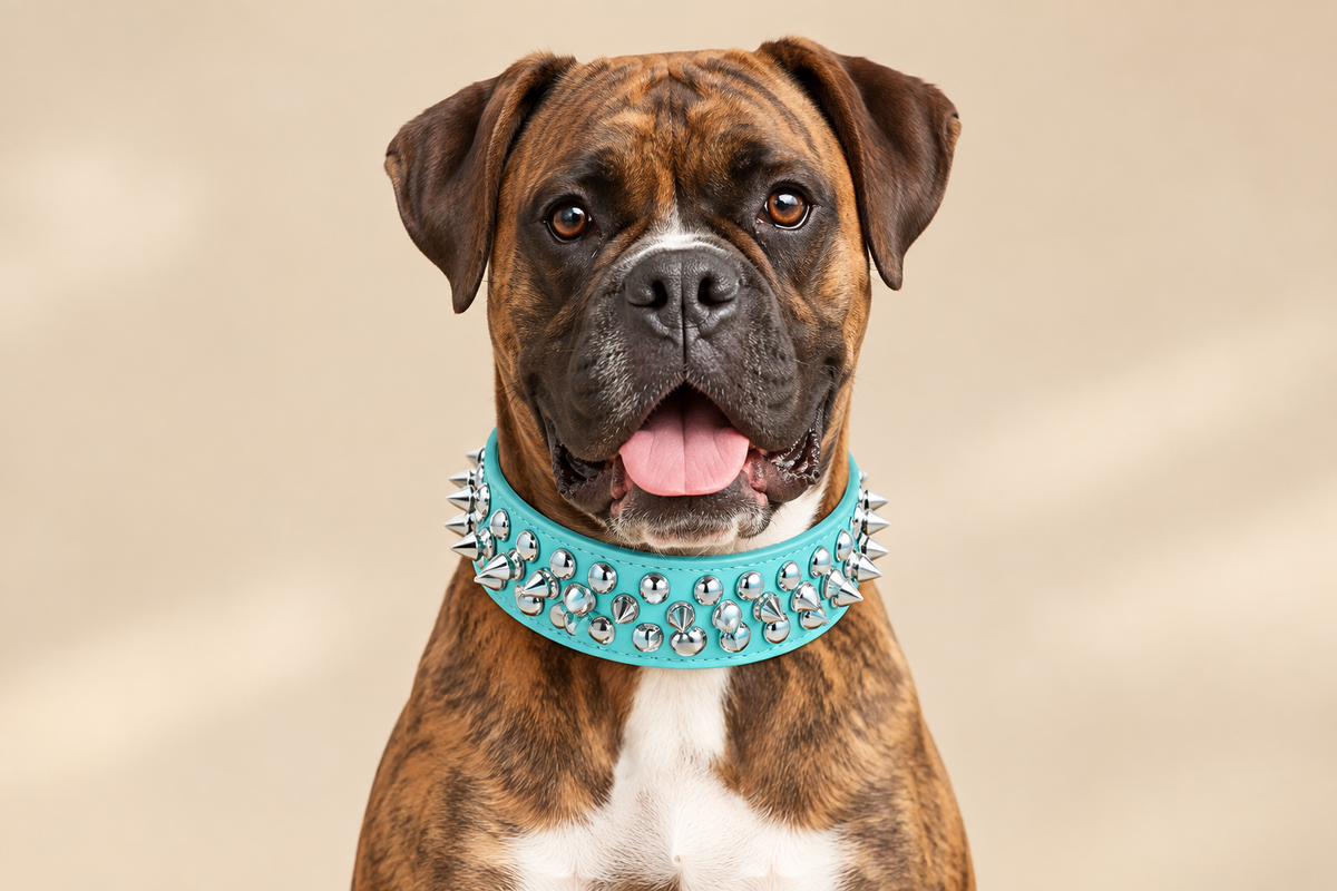 Collier en cuir pour Chien | Patte de Fer™