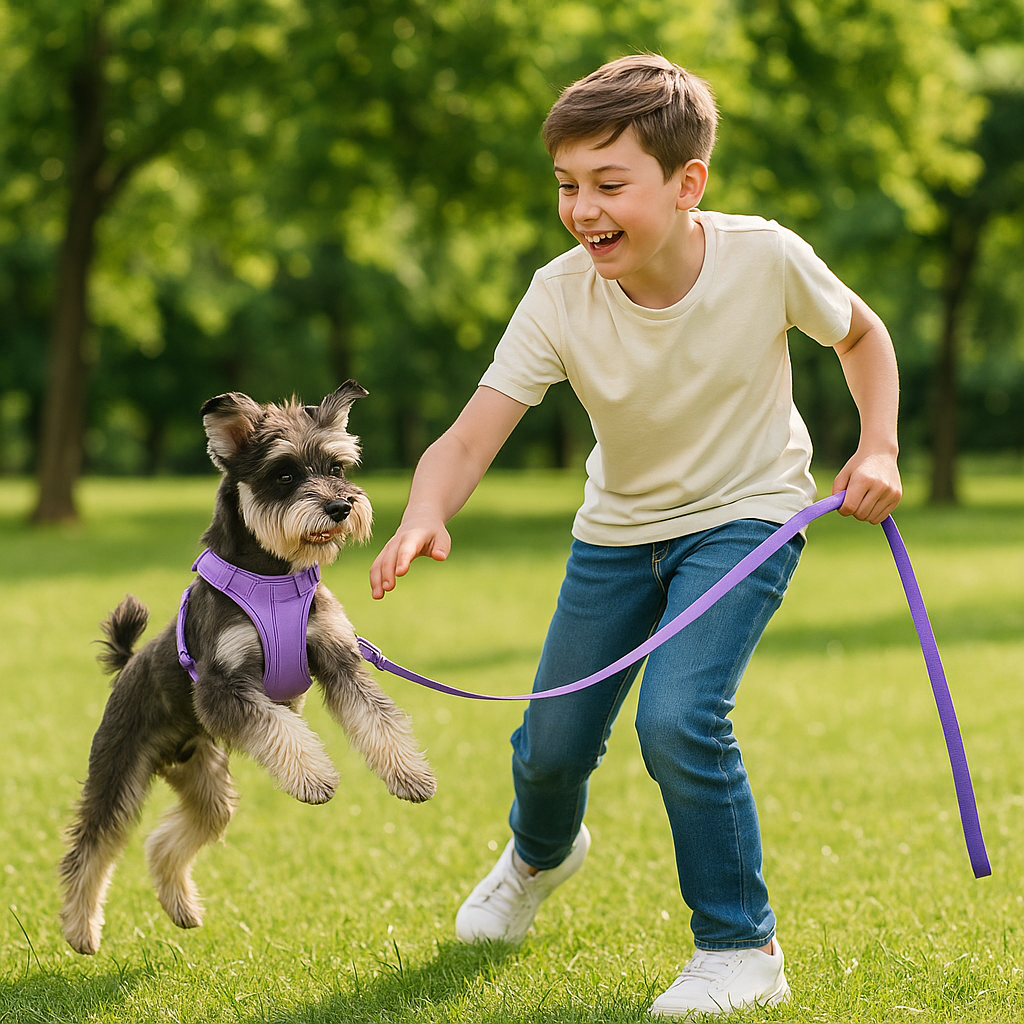 harnais anti traction pour chien contrôle
