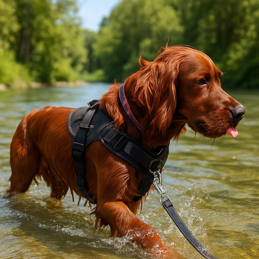 harnais anti traction pour chien securite