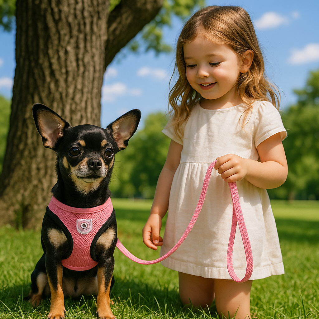 harnais petit chien liberté