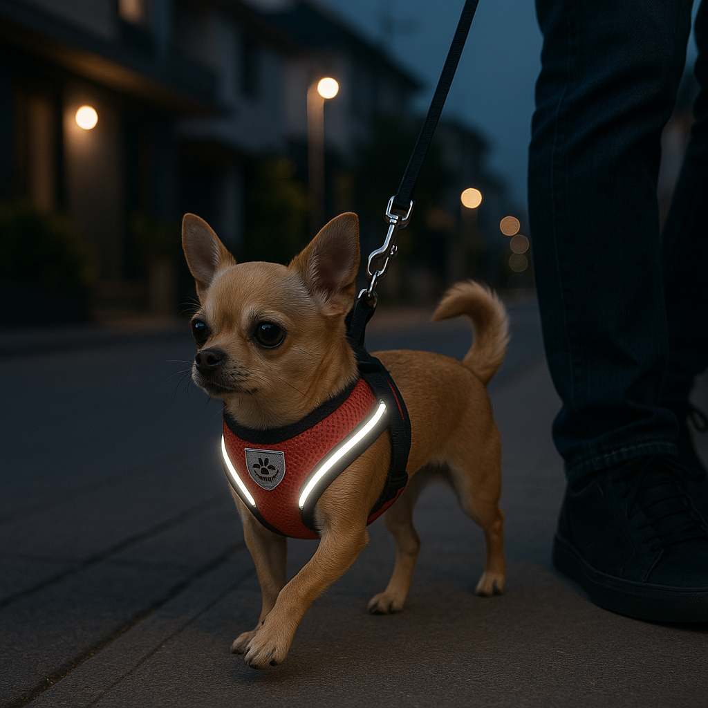 harnais petit chien visible