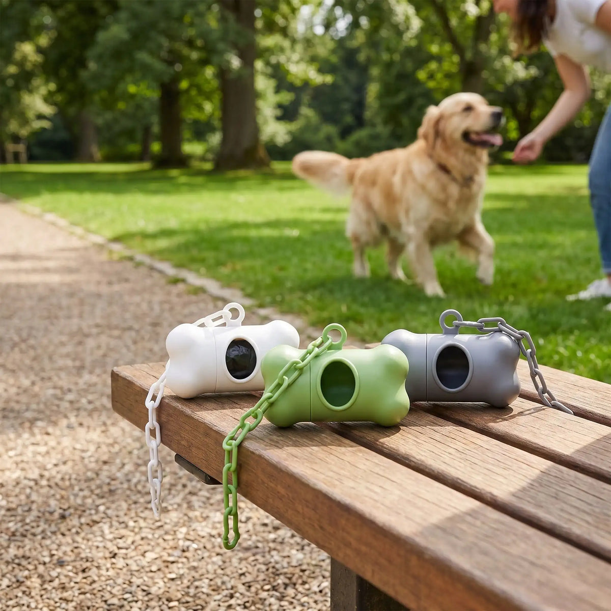 Distributeur de sacs à déjections pour chien | Clipo Pattes™