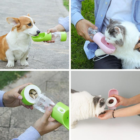 Bottle&Bowl™ | Gourde pour chien - Pattes Museau et Cie