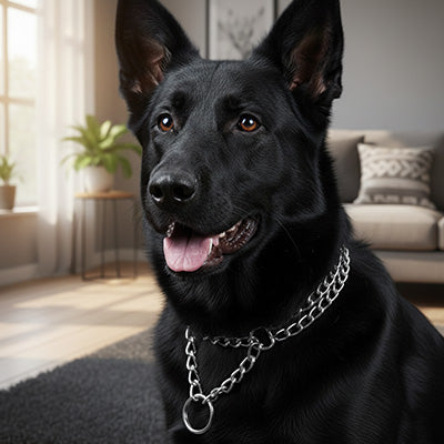 collier étrangleur chien éducatif sérénité contrôle