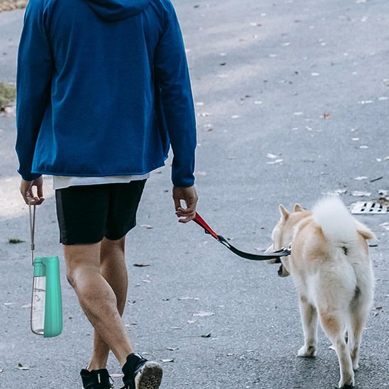 Gourde chien Poignée avec dragonne