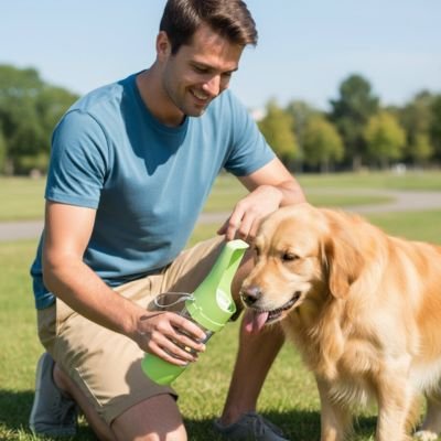 Gourde pour Chien Conception anti-fuite