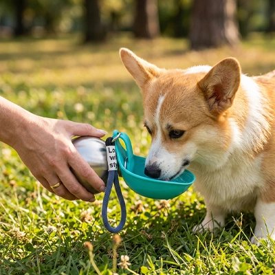 Gourde pour Chien Design ergonomique