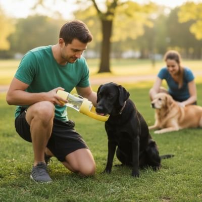 Gourde pour Chien  Matériau sans danger