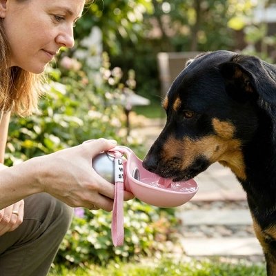 Gourde pour Chien Mécanisme de distribution contrôlée