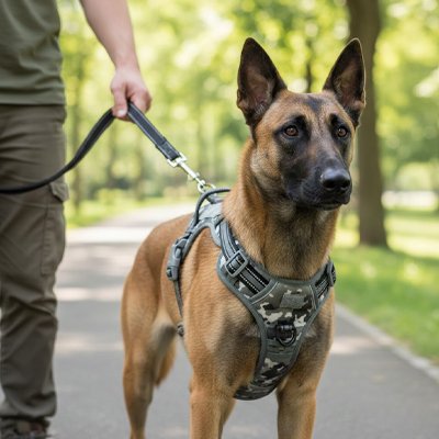 Harnais chien Conception tactique militaire