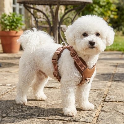 Harnais chien en Y Matériaux combinés premium
