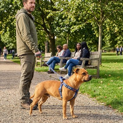 Harnais chien Rembourrage aux points de contact