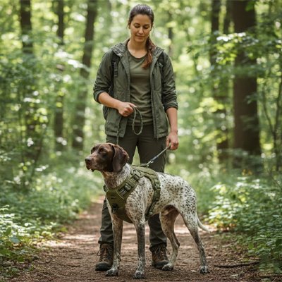 Harnais chien Système MOLLE intégré pour fixer des accessoires modulaires