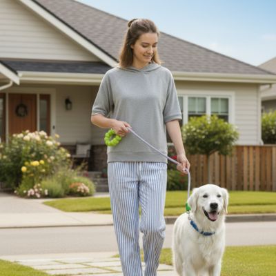 laisse pour chien prise en main ergonomique