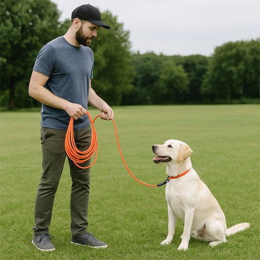 Longe pour chien Matériau souple et flexible