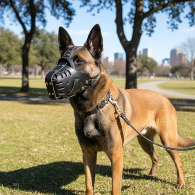 muselière chien calme paisible