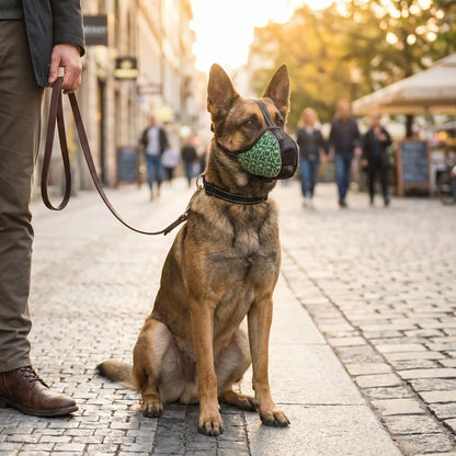 muselière grand race chien obéissasnt