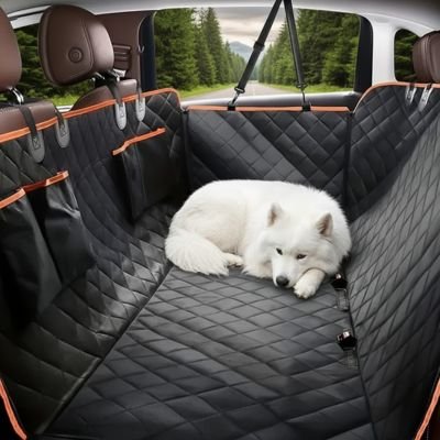 Protection voiture chien​ Couverture matelassée épaisse efficace contre les griffures et les poils