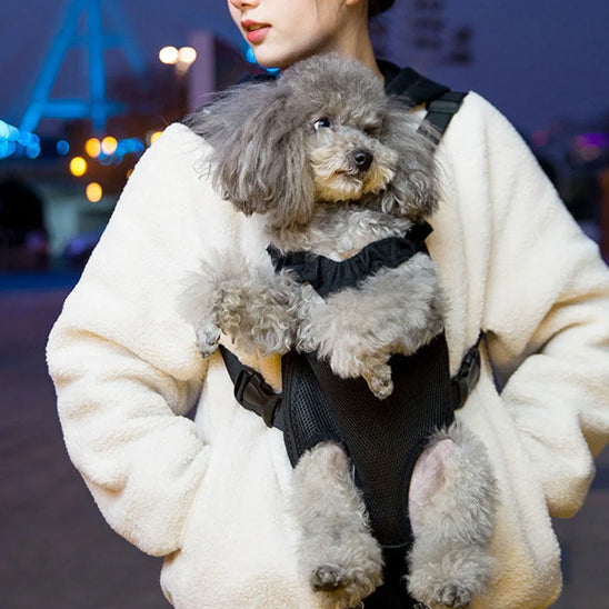 sac a dos chien main libre