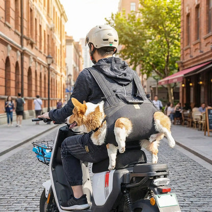 sac a dos chien pratique pour moto vélo