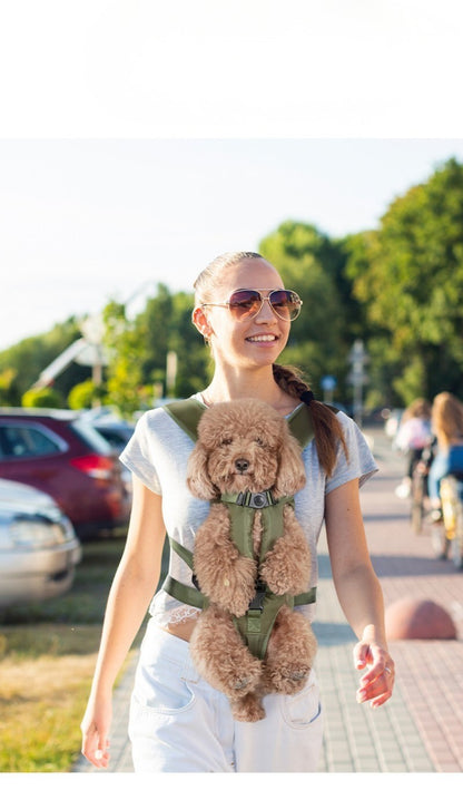 sac a dos chien ventral main libre