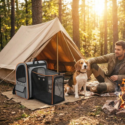sac a dos pour chien camping simplifié