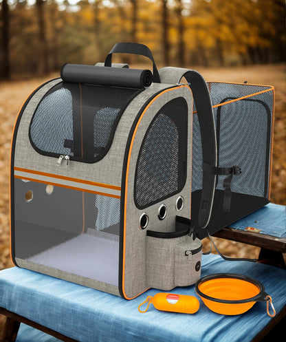 sac a dos pour chien rangement multiple
