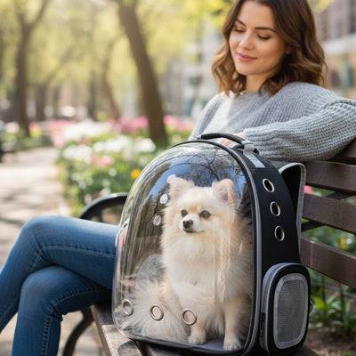 sac a dos pour chien ventilation et température agréable