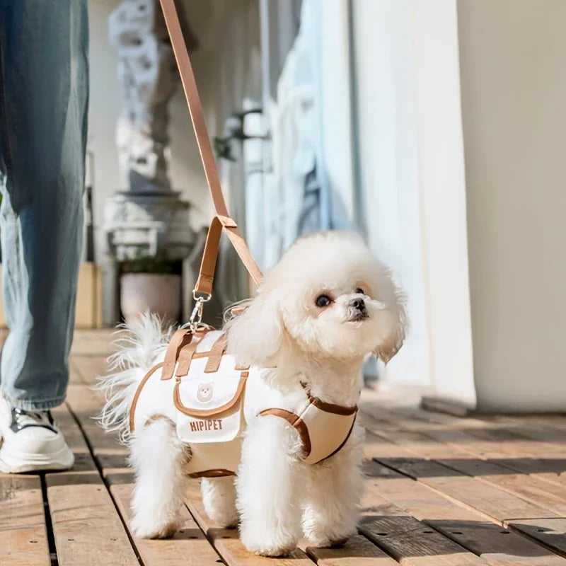 sac de transport chien harnais integre pour balade