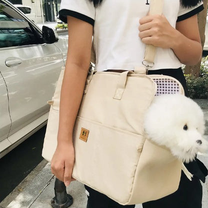 Sac transport chien  Attache de sécurité intégrée
