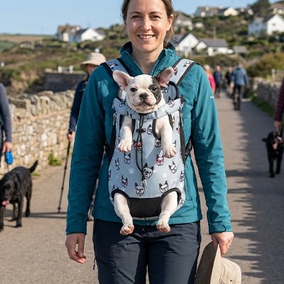 Sac transport Chien Support dorsal renforcé base rigide