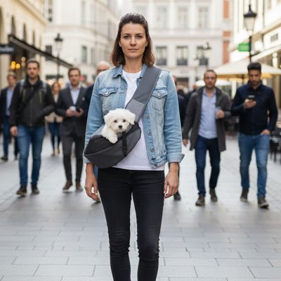 Sac transport pour Chien Design mains libres
