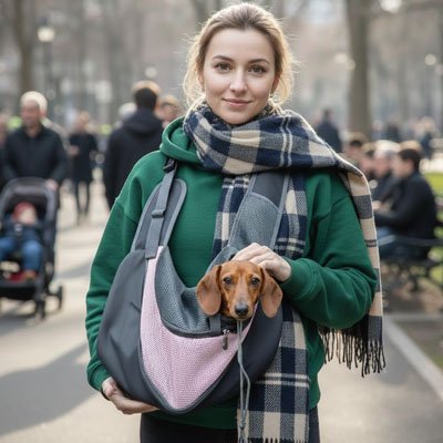 Sac transport pour Chien Poche renforcée et sécurisée
