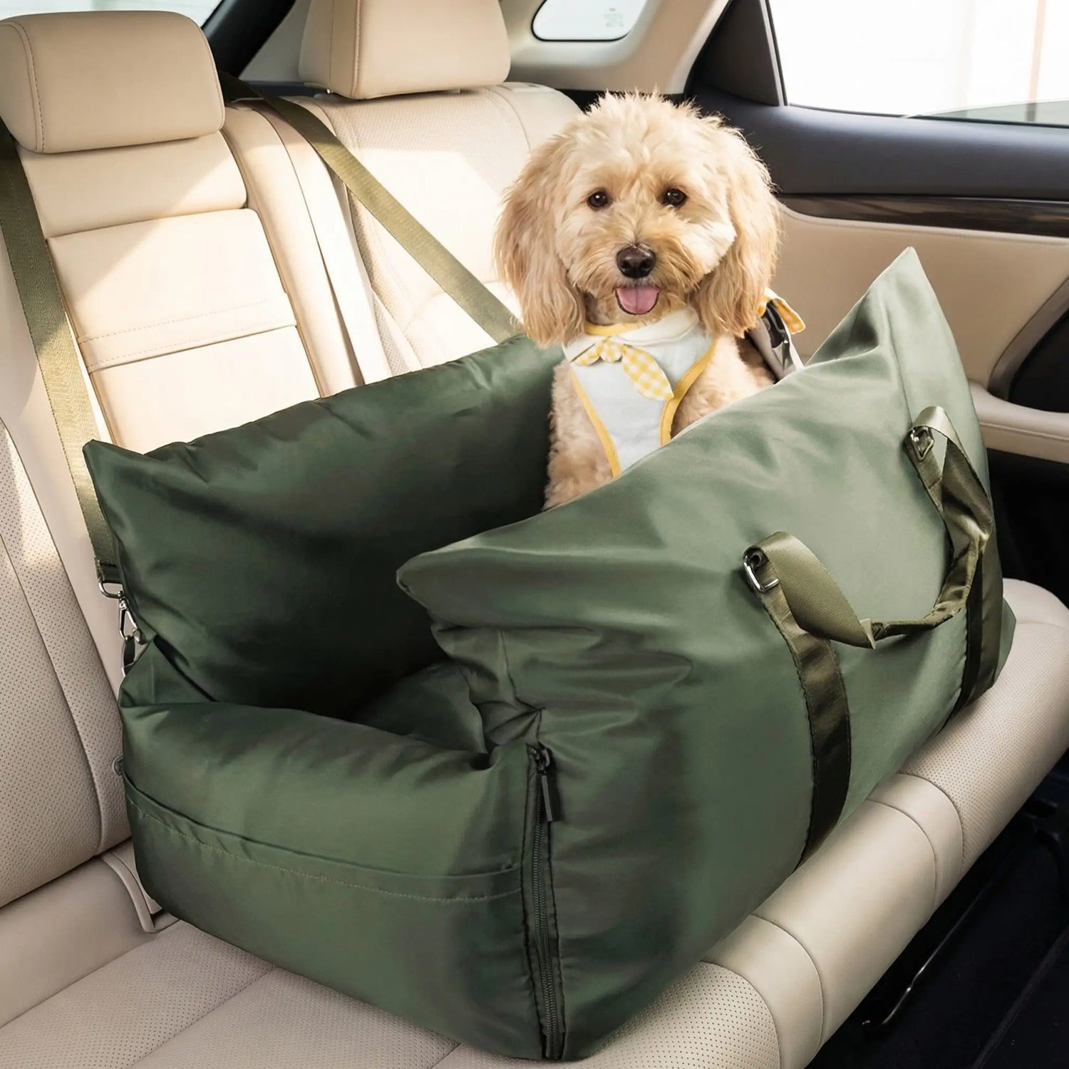 siège auto chien confortable sécuritaire