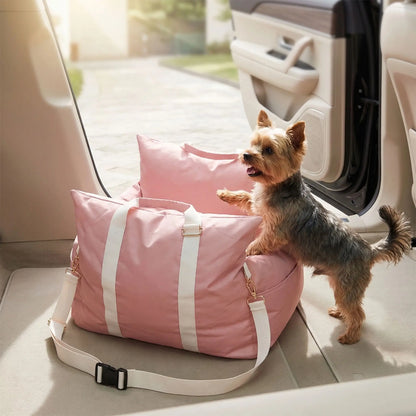 siège auto chien sécurisant