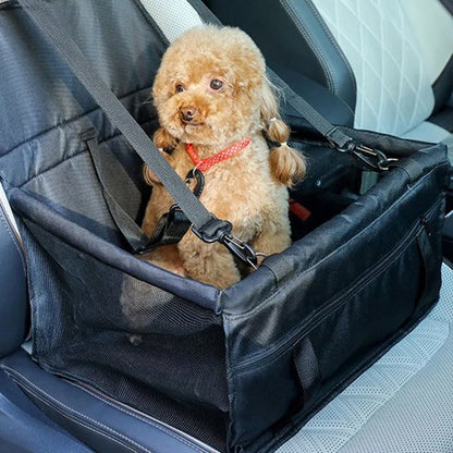 Siege auto pour chien poche de rangement frontale