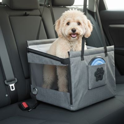 Siege auto pour chien Ventilation optimale panneaux latéraux en mesh noir 