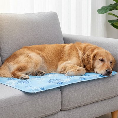 Tapis rafraîchissant Chien Activation automatique