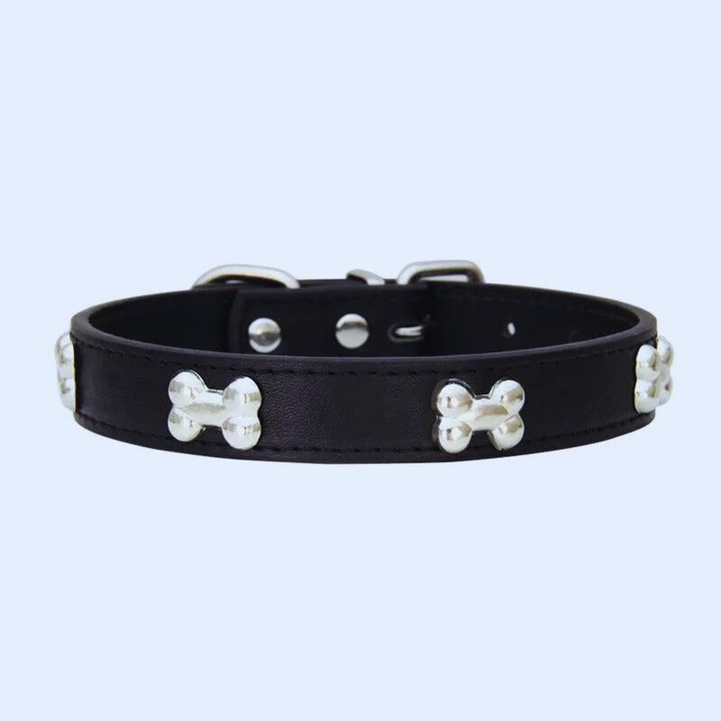 Collier pour chien en cuir | Bad Patte™
